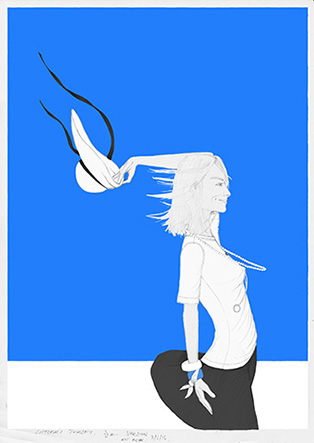 Littler's Jersey Ladies Illustration