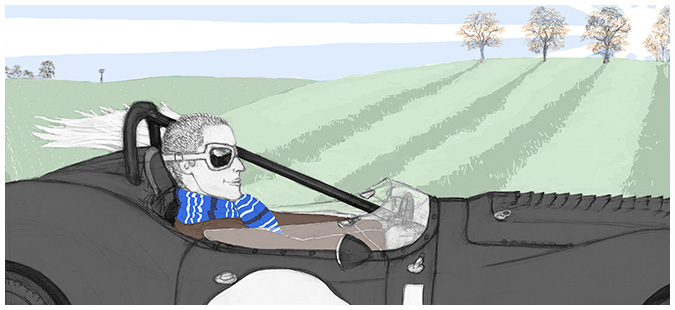 Littler's Lambswool SD 1 Scarf illustration